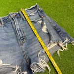 Abercrombie & Fitch Women's Size 29/8 The Mom Short High Rise Denim Distressed Photo 1