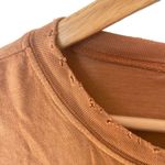 Free spirit born free very distressed intention holes and tears world rock tour Orange Size M Photo 1