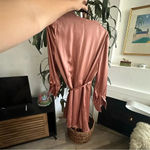 Reformation  Silk Wrap Dress S Photo 4