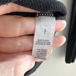 Aerie  Real Soft Black Ribbed Long Sleeve Tee, Size Small Photo 9