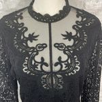 ASOS YAS Black Combined Lace Blouse Photo 3