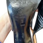 Bruno Magli Black Peep Toe Slingback Heels Photo 8