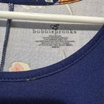 Bobbie Brooks Navy Floral Short Sleeve dress Blue Size 1X Photo 4