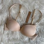 SKIMS  Ultimate Push up Plunge Bra Sand Size 30B Photo 4