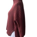 Bryn Walker  Copper Brown Ribbed Zip Sweater Small Photo 50