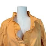 Talbots Orange petite ruffled edge jacket. SIZE: 10P Photo 3