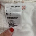 American Eagle  Sz 2 Mom Short Floral Print High Rise Denim Cuffed Shorts Women's Photo 1