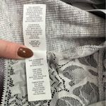 Aerie Lace Waffle Longline Bralette in Light Gray Size S New with Tags Photo 12