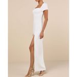 Lulus NWT  Women's Magnificent Impression White Square Neck Maxi Dress S Photo 2