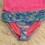 Lilly Pulitzer Swim top is size L and Luxletic color pink and bottom size 14 Photo 3