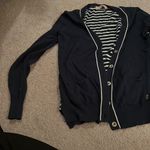Juicy Couture  xs blue and white cardigan Photo 2