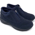 Aetrex  Suede Ankle Boot Navy 6 Photo 0