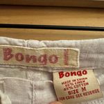 Bongo Y2K Medium Embroidered Linen Blend Low Rise Wide Leg Lightweight Pants Photo 11