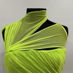 House Of CB  Adrie Cut Out Neon Green Dress Small S NWOT Photo 2