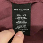 Who What Wear  maroon blouse in size small Photo 4