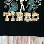 Wound Up Black Dead Tired Short Sleeve Graphic Tee Photo 6