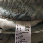 American Eagle Outfitters Light Wash Distressed Ripped Mom Jeans Photo 8