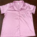 Juicy Couture  Pink Satin Two Piece Pajama Sleep Set Size Small Photo 2
