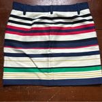 J.Crew  Colorful Striped Mini Skirt Photo 6