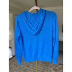 Style & Co  Knit Hoodie Pullover Bright Blue Cozy Buttery Soft Ribbed M Lounge Photo 2