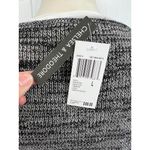 CHELSEA & THEODORE Womens Sweater Size L Grey Marl Layered Scoop Neck Black Size L Photo 7