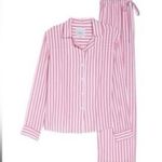 Rails  Pink/Red and White Striped Long Sleeve Pajama / Lounge Set in size  XSmall Photo 1