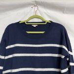Gap  Navy Striped Oversized Sweater Sz XS Photo 3