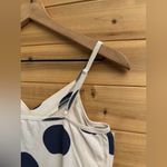 Vintage Sabary Lingerie Size Small Navy White Babydoll Lacey Strappy Tank Top Blue Photo 7