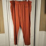 Disney Parks Burnt Orange Vintage Character Minnie Mickey Stretch Pants 2X Photo 1