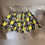 Fire Los Angeles Yellow Print Skirt. Size medium. Photo 0