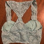Free People Light Blue Lace Racerback Bralette XS Photo 2