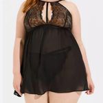 Torrid Black Lace Sheer Lace Chemise Plus Size 3 Photo 3