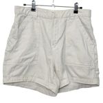Reformation Pierce Utility Shorts In Almond High Waisted Relaxed Womens Size 30 Photo 0