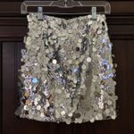 Amazon  Sequin Skirt Silver Photo 0