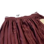 Lululemon Satin pleated Midi skirt Deep Burgundy
Size Small New with tags Photo 8