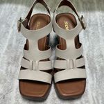 Soda Shoes Soda Tan and Brown Chunky Heel Sandals Size 7 Photo 0