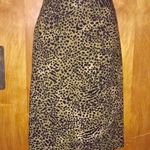 Black & Brown Leopard Print Marielena Collezione Pencil Skirt Size Medium Photo 0