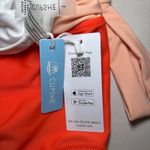 Cupshe  NWT Orange And White Bowknot‎ One piece Swimsuit Large Photo 4