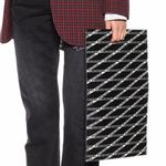 Balenciaga New Authentic  Black Monogram Leather Bag Shopper Tote Photo 0