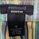 Westbound 🎬🎬🎬BOGOHO🎬🎬🎬Striped Blue and White Women's Jeans-14 Photo 5