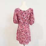 NWT Stillwater Women's Pink‎ Puff Sleeve Square Neck Floral Dress Size Medium Pink Photo 8