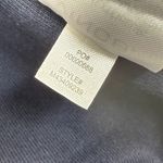 Vince Velour Crewneck Sweatshirt Black Gold Zip Detail Women's Size L Photo 8