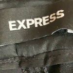 EXPRESS Size 10R Super Soft Twill Boot Mid Rise Black Dress Pants Preloved Photo 5
