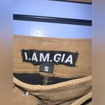 I am gia I. AM. GIA Natali Pant Chocolate Brown Vegan Leather Wide Leg NWOT Size S Photo 4