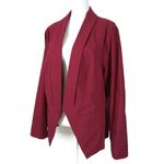 Torrid Womens  Maroon Red Open Blazer Sz 3 Photo 2