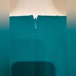 Ann Taylor Teal Green Midi Dress Closure Zipper Back Thick Heavy Material. Sz 6. Photo 10