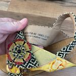 L'Artiste By Spring Step Radd Floral Cork Wedge Sandals Women's Yellow Size 9 Photo 1