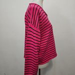 Pacific&Co Bkg &  New York Pink & Gray Dtrive Vneck Slouchy Sweater Size One Size Photo 2