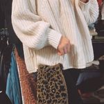 Lulus Cheetah Beaded Drawstring Bag Photo 1