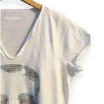 Zadig & Voltaire  Tunisien Tee Top Henley Skull Camo Crystal Short Sleeveless NWT Photo 4